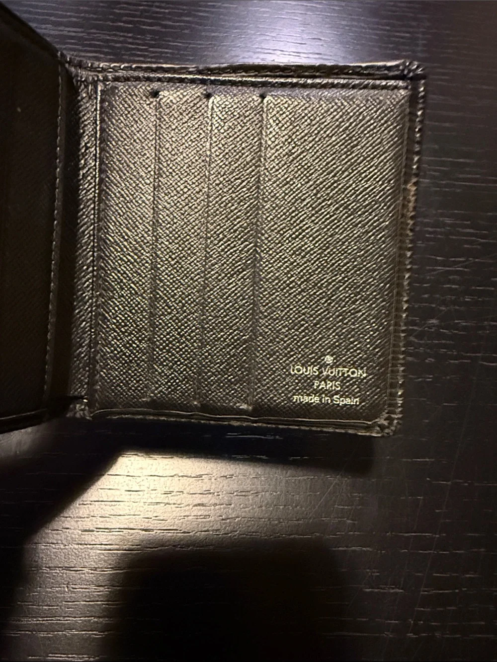 Louis Vuitton Black Epi Leather Wallet